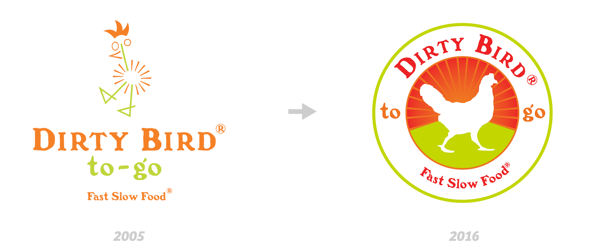 Dirty Bird to-go—Logos